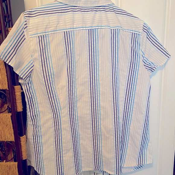 Mono Chromatic, Blue Striped Shirt XL - Picture 2 of 4
